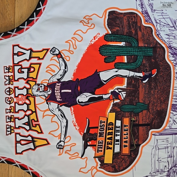 BRAND X Devin Booker #1 Phoenix Suns Jersey Size 3XL NBA - Picture 9 of 10